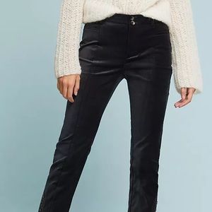 Anthropologie Velvet Crop Pant